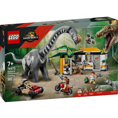 LEGO Jurassic World Na tropie tytanozaura i raptora 76973
