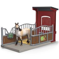 Schleich Farm Boks dla kucyka z klaczą mustanga 42724