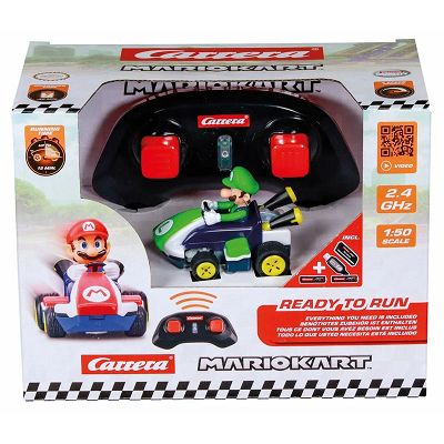 Carrera RC - Mario Kart Mini RC, Luigi 2.4GHz 430033