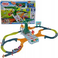 Fisher-Price Tomek i Przyjaciele Zestaw Załadunek w porcie z Dźwigiem i panelem dźwiękowym HRC47