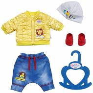 BABY Born Little - Ubranko Cool Kids z modną żółtą kurteczką dla lalki 36 cm. 827918