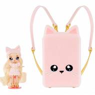 Na! Na! Na! Surprise - NaNaNa Różowy plecak Parisian Kitty + lalka Mini Fashion 590392
