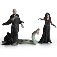 Schleich Harry Potter - Lord Voldemort, wąż Nagini i Bellatrix Lestrange 42684