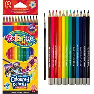 Colorino - Kredki akwarelowe12 kolorów + pędzelek 33039