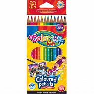 Colorino - Kredki akwarelowe12 kolorów + pędzelek 33039