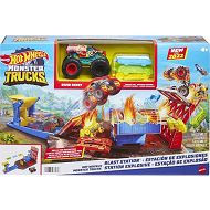 Hot Wheels Monster Trucks - Zestaw Demolka na stacji HFB12