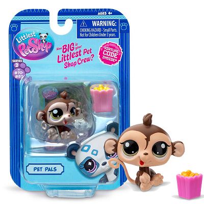 Littlest Pet Shop seria 2 Zwierzątko Nr 85 Małpka LPS00522