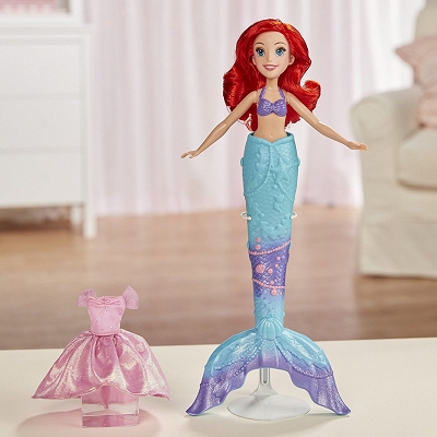 Hasbro Disney Princess - Magiczna Przemiana lalka Arielka 2w1 B9145