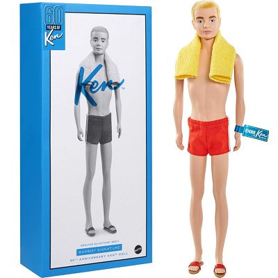 Barbie kolekcjonerska Lalka Barbie Signature Ken 60 Years Off GTJ89