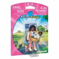 Playmobil - Mama z dzieckiem w chuście 70563