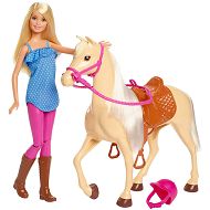 Barbie Lalka z koniem FXH13