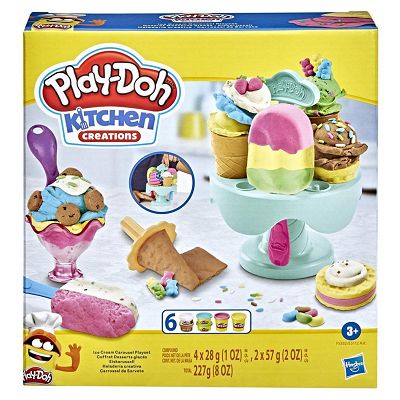 Hasbro Ciastolina Play-Doh Kuchenne kreacje Zestaw Karuzela z lodami F5332