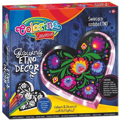 Colorino Creative - Zestaw Świecąca ozdoba Etno 36841