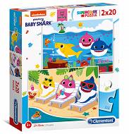 Clementoni Puzzle Baby Shark 2 x 20 el. 24777