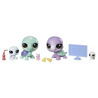 Littlest Pet Shop - Rodzina zwierzaków żółwie E1013