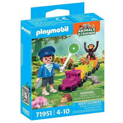 Playmobil Animals & Friends Wycieczka lokomotywą 71951
