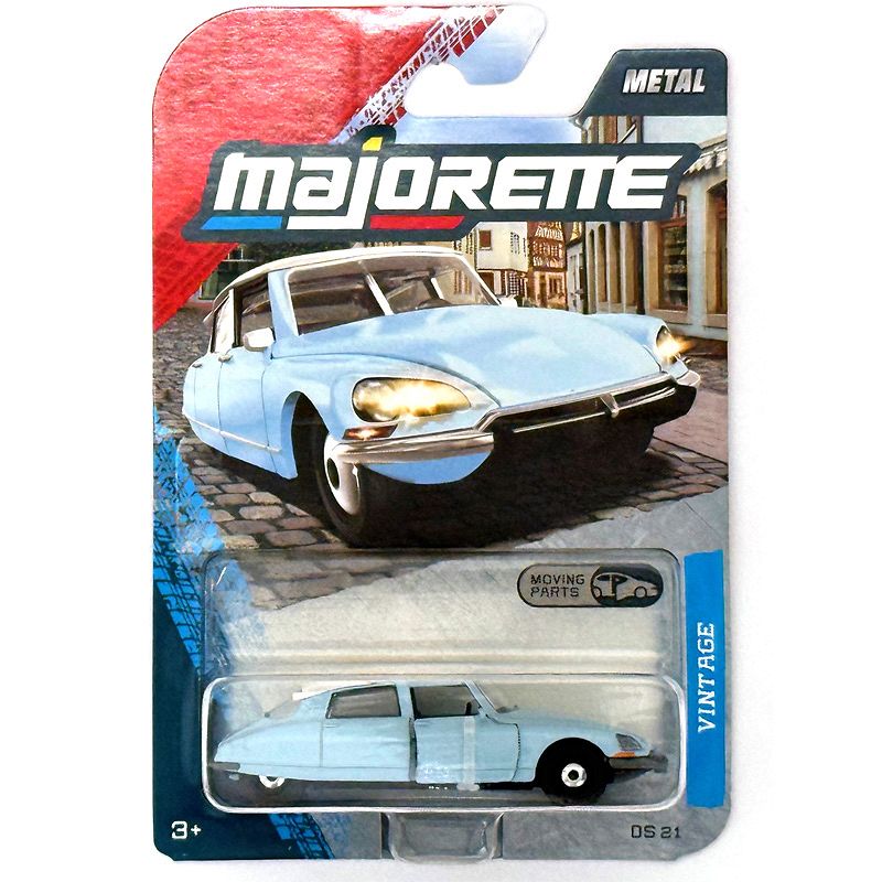 Citroën DS 21 Rouge Bordeau - Majorette 1/65 - Made In France