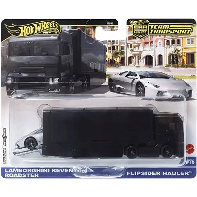 Hot Wheels - Pojazd transportowy FlipSider Hauler i Lamborghini Reventon Roadster JBM31 FLF56