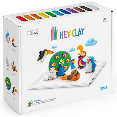 Hey Clay - Masa plastyczna Ptaki HCLSE003
