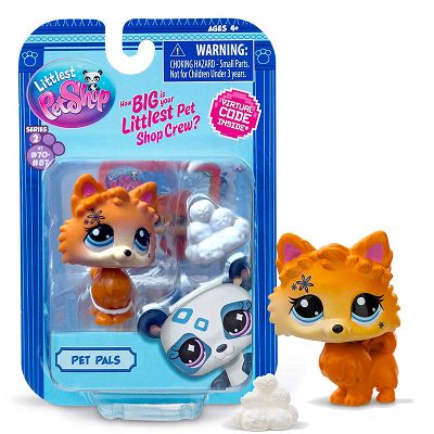 Littlest Pet Shop seria 2 Zwierzątko Nr 77 Pies Pomeranian LPS00522