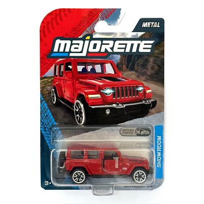 Majorette Showroom Premium Cars - Jeep Wrangler 4XE czerwony 2000000