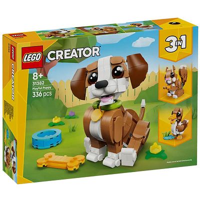LEGO Creator Urocze zwierzątka: psotny szczeniaczek 3w1 31382