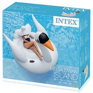 Intex Ogromny Materac do pływania wyspa Łabędź 56287