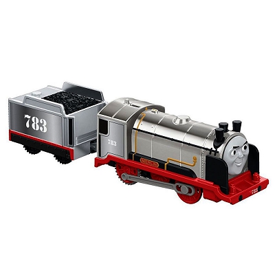 Fisher Price - Trackmaster Pociąg Merlin z wagonikiem FJK58 BMK88