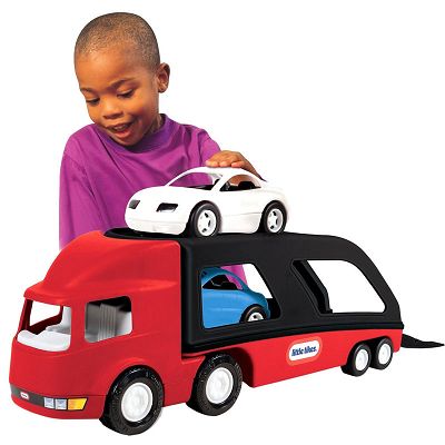 Little Tikes - Wielka laweta naczepa do przewozu samochodów 484964