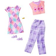 Barbie - Ubranka 2-pak z modnymi dodatkami HYV06