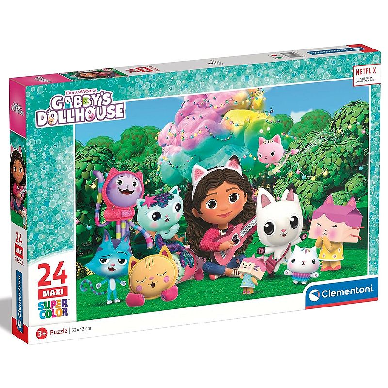 Clementoni Puzzle Maxi Super Kolor Domek Gabby 24 el. 28520