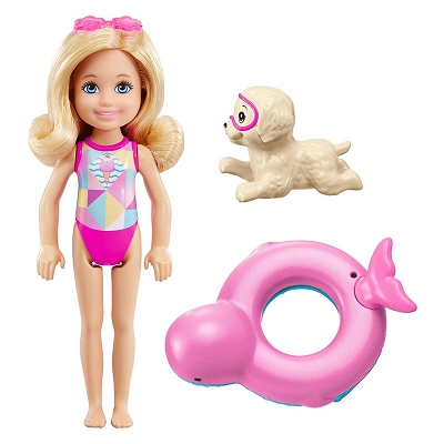 Barbie - Chelsea lalka z pieskiem FCJ28