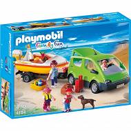Playmobil Family Fun Rodzinny van z łódką na przyczepce 4144