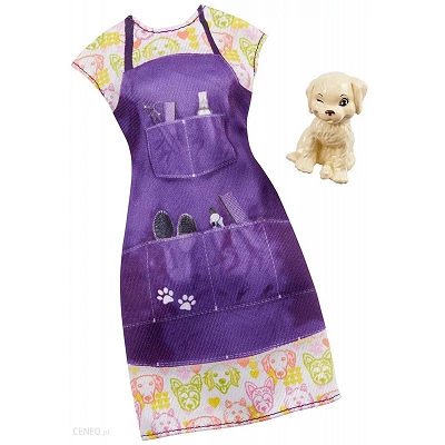 Barbie - Zestaw ubranek z serii kariera Psi fryzjer GHX37