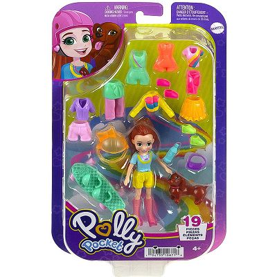 Polly Pocket Zestaw modowy z lalką i akcesoriami HKV90