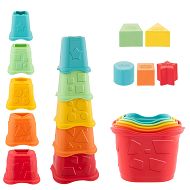 Chicco - Kubeczki 2w1 Wieża i Sorter kształtów 93731