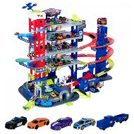 Majorette - Super Center Parking 5 kondygnacyjny + 4 autka i pociąg 2059984