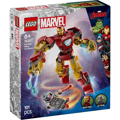 LEGO Marvel Super Heroes Mech Iron Mana kontra Ultron 76307