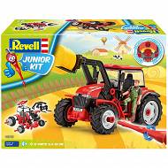 Revell Junior Kit - Traktor z ładowarką i figurką 00815