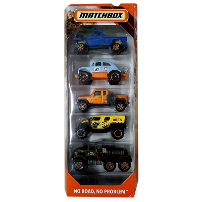 Matchbox - 5-pak Pojazdów off road GBJ72
