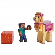 Minecraft - Figurki Steve z lamą 16602