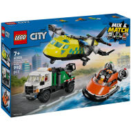 LEGO City Zestaw z samolotem, ciężarówką serwisową i poduszkowcem 60505