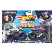 Hot Wheels - Monster Trucks 2pak Buzz Lightyear vs  Zurg HNX24 FYJ64