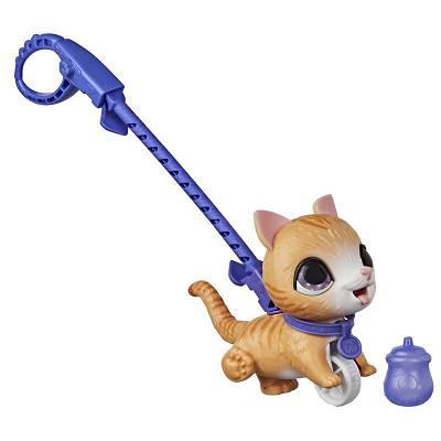 Hasbro FurReal Friends - Małe zwierzaki na smyczy Peealots Kotek E8955