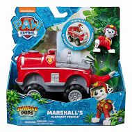 Psi Patrol Jungle Pups - Pojazd strażacki Elephant z funkcją transformacji i Figurką Marshall 20143429