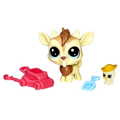 Littlest Pet Shop - Zwierzaki i akcesoria Qunicy i Chickles E0464