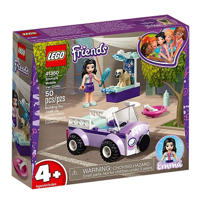 Lego Friends Mobilna Klinika Weterynaryjna Emmy 41360