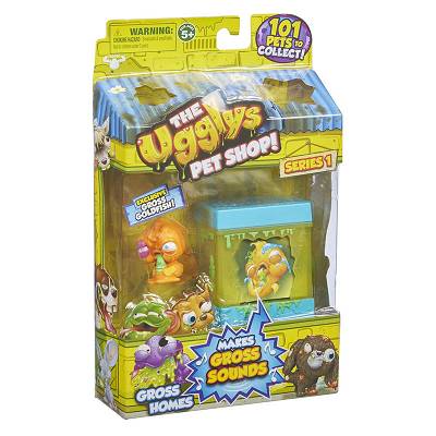 The Ugglys Pet Shop - Mini Paskudniak Gross Goldfish z domkiem 19411