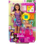 Barbie Adopcja piesków lalka Barbie + pieski HKD86