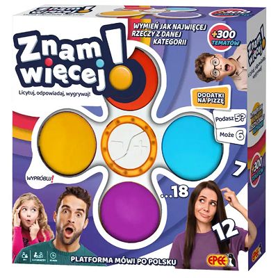 Epee Familijna Gra elektroniczna Znam Więcej 60438
